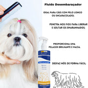 Fluido Ultra Desembaraçador De Pelos para Cães e Gatos - PetFleur 240ml - Penteado Fácil - comprar online
