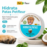 Coxins de cachorro para rotina de hidratação e cuidados com as patas