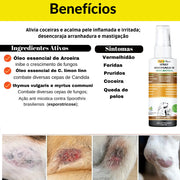 Spray 100% Natural Antifúngico Herbal para peles e pelos Caes e gatos na internet