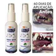Spray para Higiene Bucal de Cães e Gatos 120ml | OralPet Petfleur - loja online