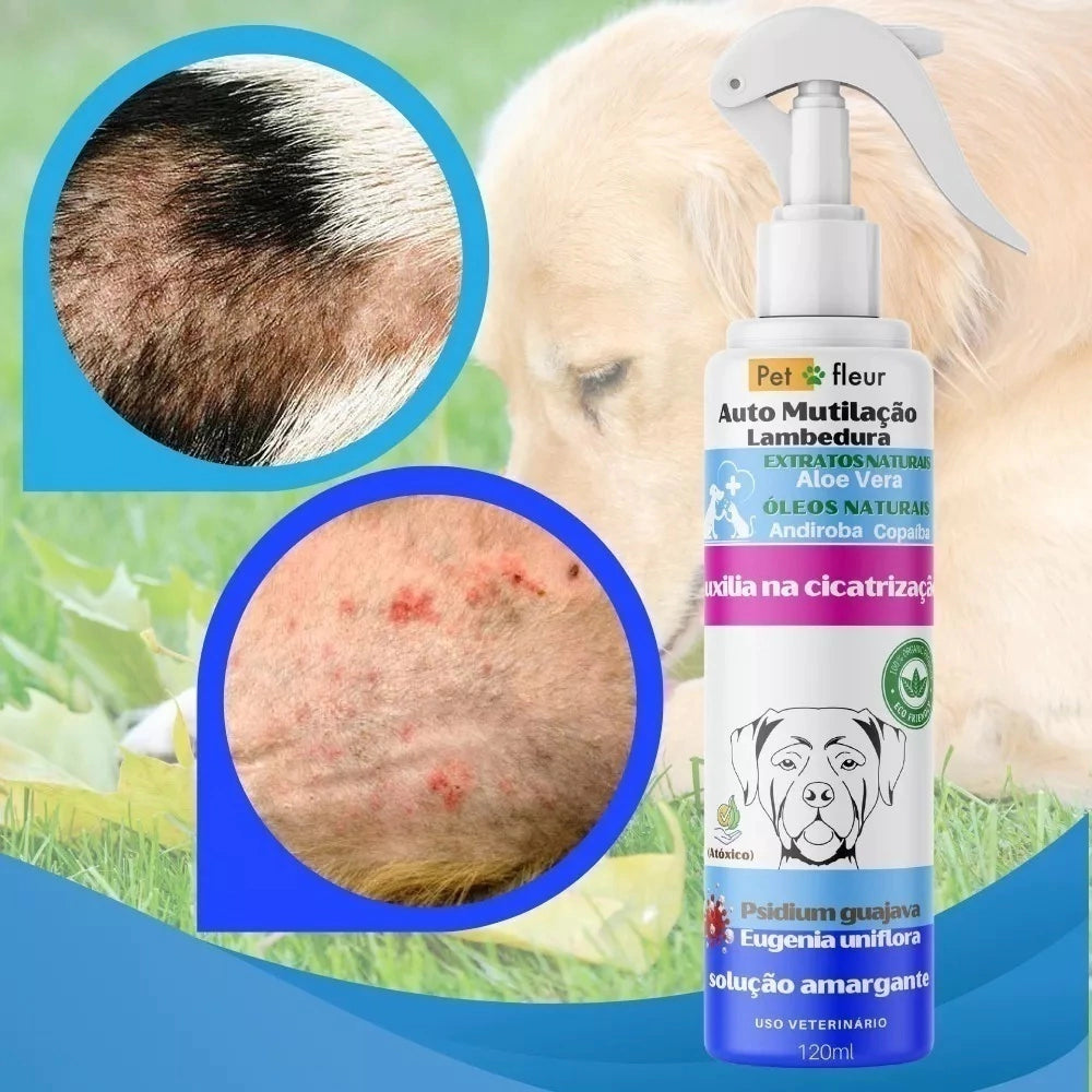 Anti Mutilação Lambedura Cicatrizante Pet Natural Caes Gatos - Envio Imediato - loja online