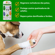 Kit Espuma Limpa Patas função antifúngica com Escova massageadora Óleo de Andiroba Vitamina E + Stick Balm Hidratante An - comprar online