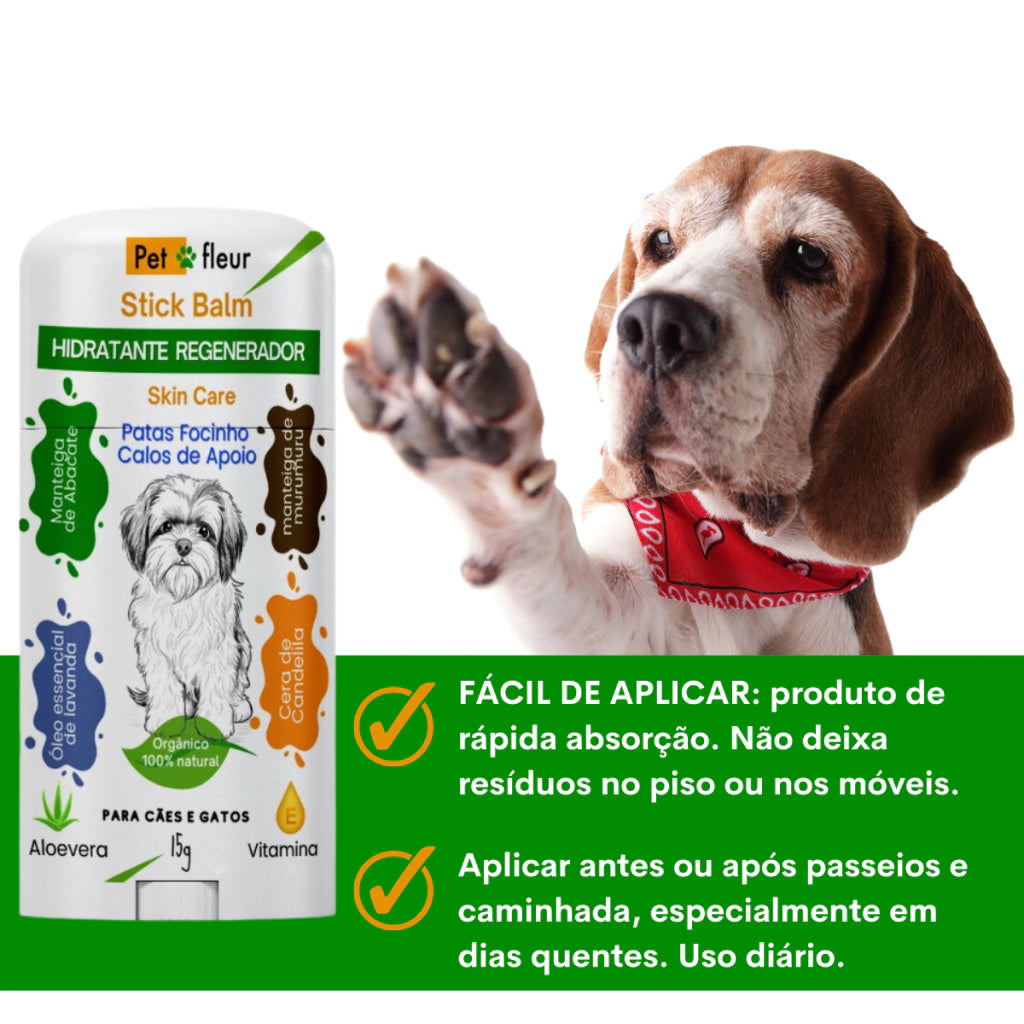 Kit Espuma Limpa Patas função antifúngica com Escova massageadora Óleo de Andiroba Vitamina E + Stick Balm Hidratante An na internet