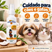 Spray Limpa Patas Petfleur 120 ml