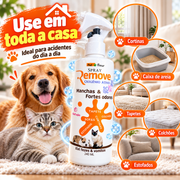 Tira Manchas e mal cheiro Oxigenio ativo Caixa de areia de gatos, carpete, cortina e estofado