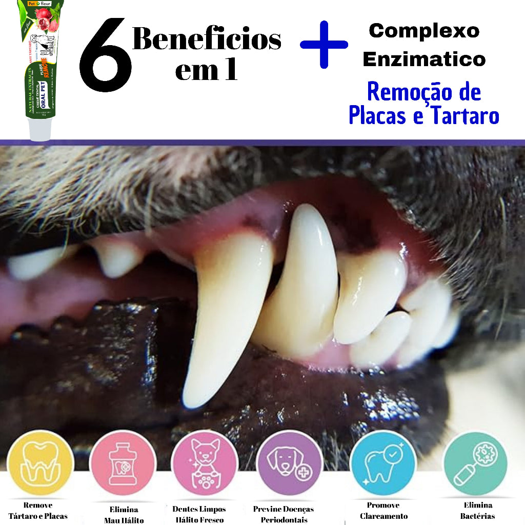 Creme Dental OralPet Zeolita Petfleur - galeria Shopee compartilhada 5