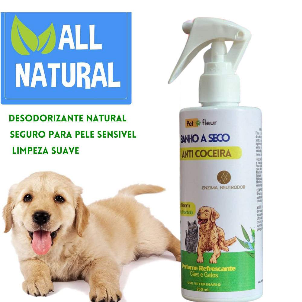 Banho a Seco Neem Petfleur - imagem do anúncio Shopee