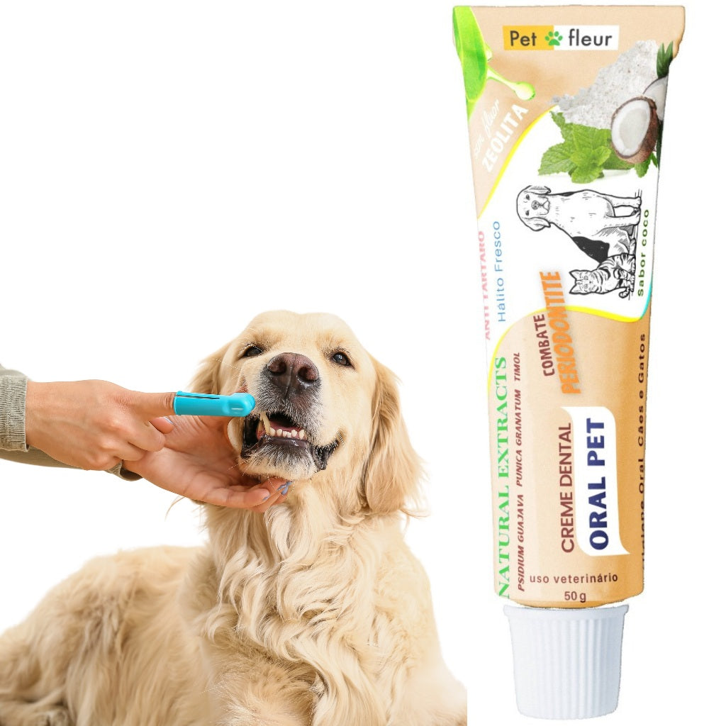 Creme Dental OralPet Zeolita Petfleur 50 g