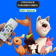 Stick Balm Petfleur 50 g para patas, focinho e calos de apoio