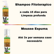 Espuma Fitoterápica Petfleur 150 ml - frequência apresentada no anúncio Shopee