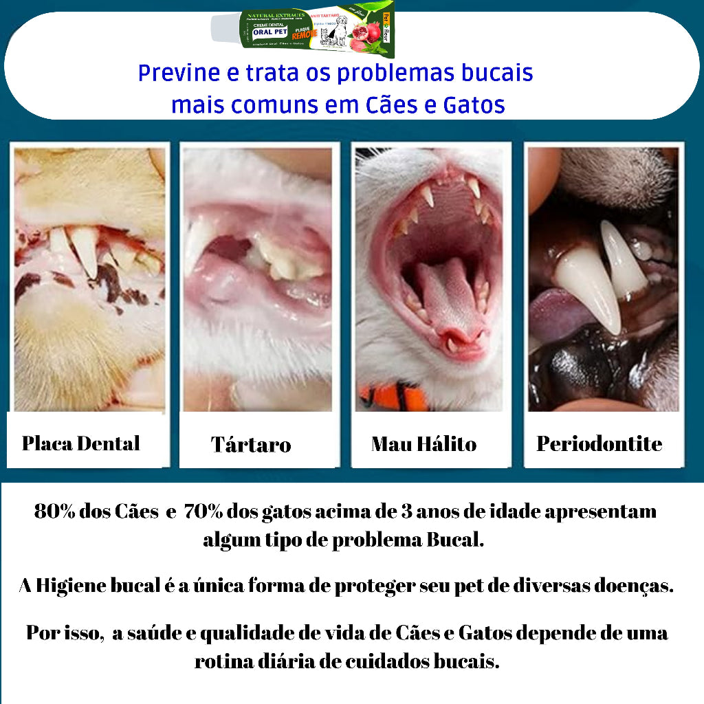 Creme Dental OralPet Cúrcuma Petfleur - galeria Shopee compartilhada 6