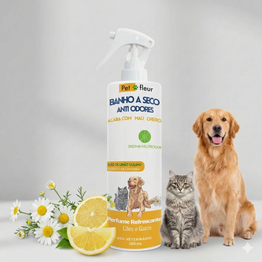 Banho a Seco Camomila Petfleur - referência Shopee histórica