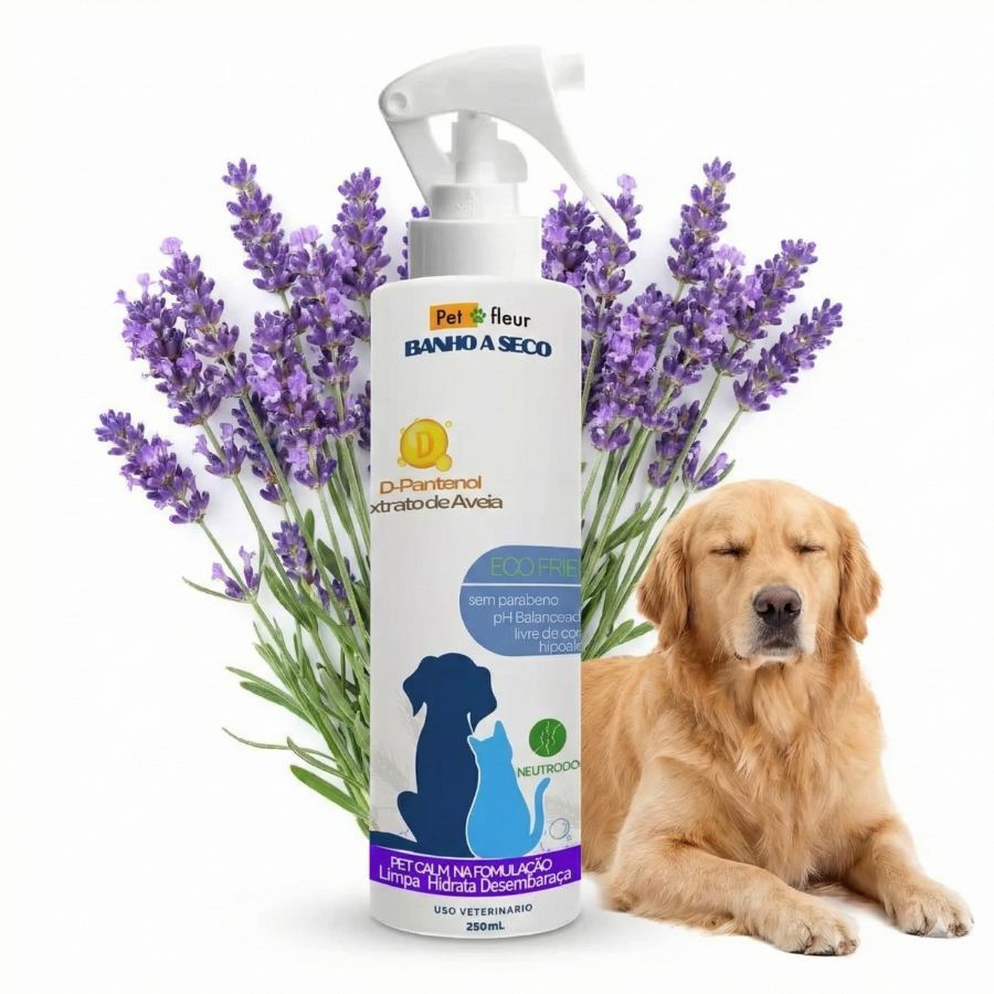 Banho a Seco Lavanda Petfleur - referência Shopee histórica 250 ml