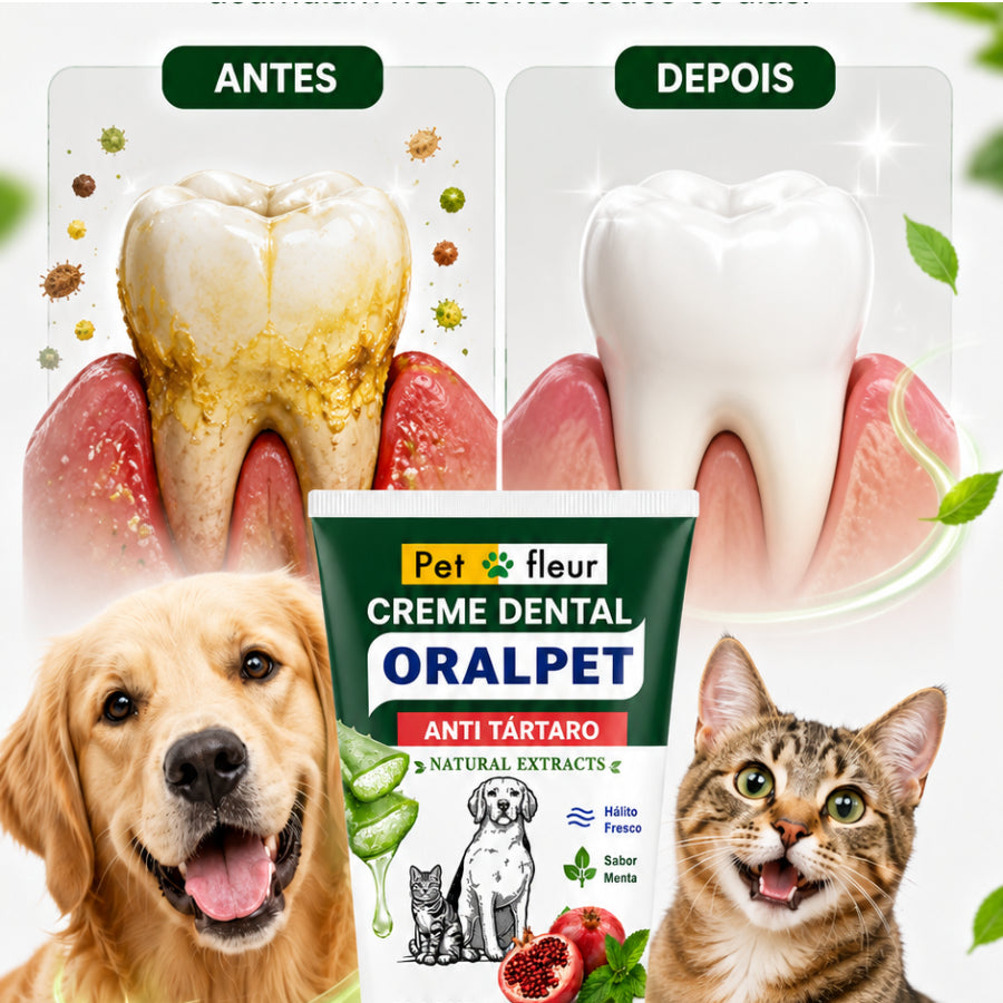 Creme Dental OralPet Carvão Ativado Petfleur - galeria Shopee compartilhada 8