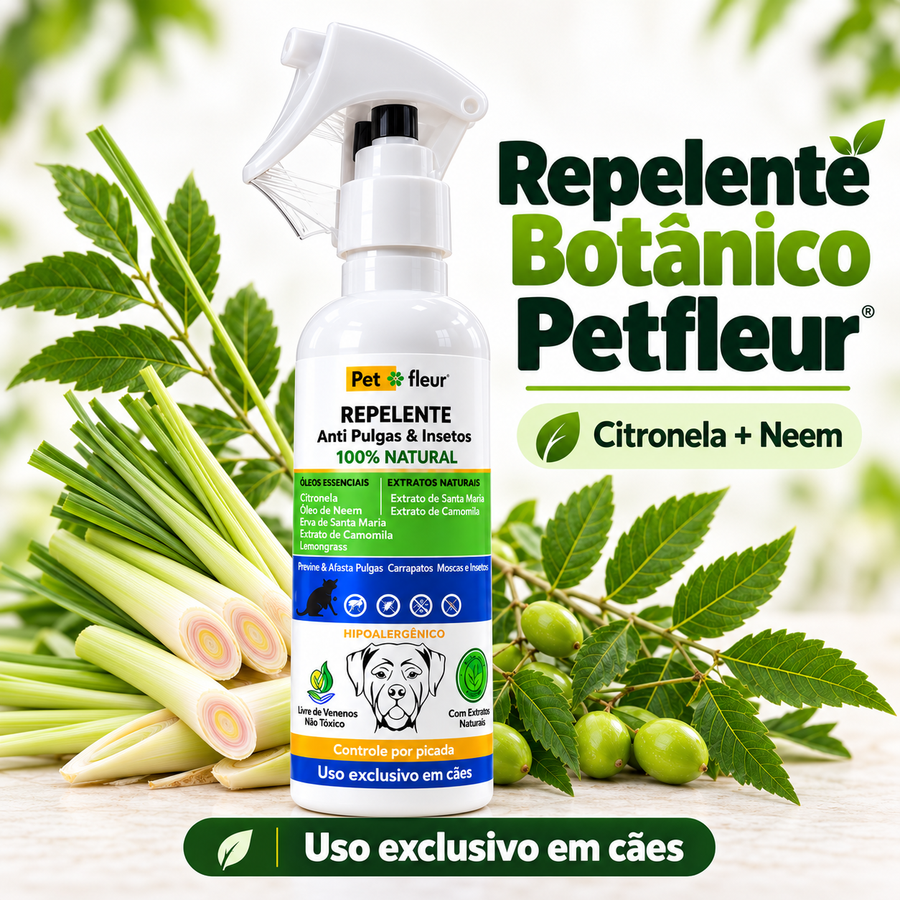 Spray Repelente Natural Petfleur 120 ml